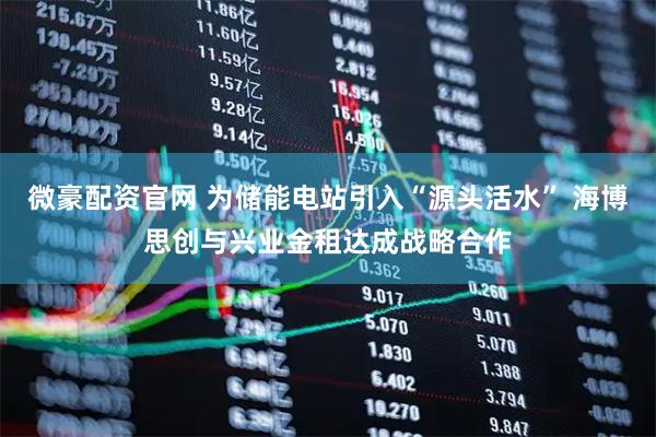 微豪配资官网 为储能电站引入“源头活水” 海博思创与兴业金租达成战略合作